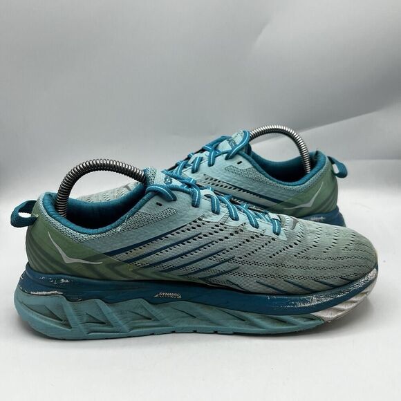 Hoka One One Arahi 4 Womens Size 9.5 Blue Running Shoes Sneakers 1106474 ASCS - Picture 6 of 12